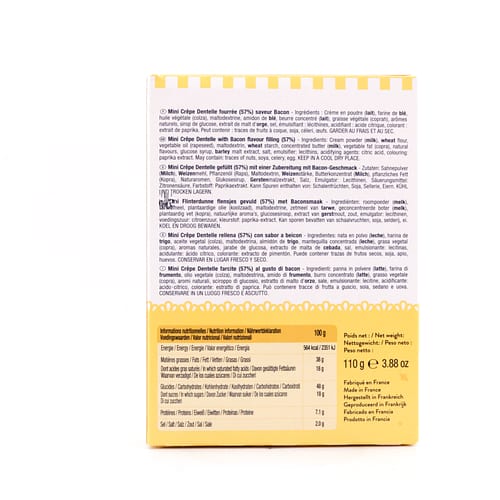 Maison Gavottes Crêperöllchen mit Bacongeschmack 110 Gramm Produktbild
