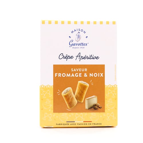 Maison Gavottes Crêperöllchen mit Käsecreme Walnussgeschmack 110 Gramm Produktbild