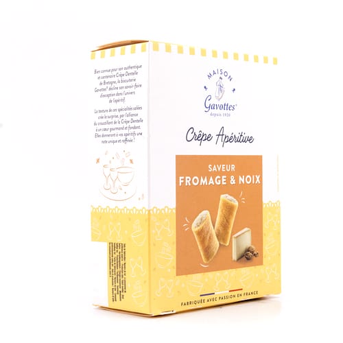 Maison Gavottes Crêperöllchen mit Käsecreme Walnussgeschmack 110 Gramm Produktbild