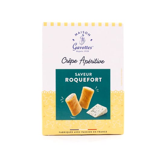 Maison Gavottes Crêperöllchen mit Roquefortgeschmack 110 Gramm Produktbild