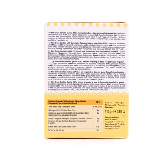 Maison Gavottes Crêperöllchen mit Roquefortgeschmack 110 Gramm Produktbild