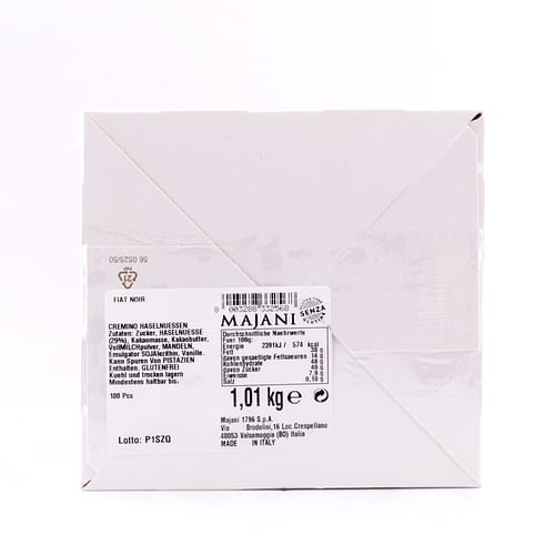 MAJANI Centodadi FIAT Noir de Cremino 100 Stück einzeln verpackt 1013 Gramm Produktbild