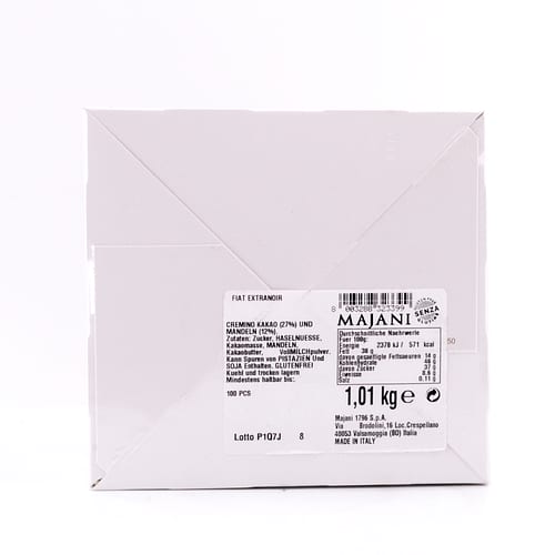 MAJANI Cremino FIAT Extranoir 100 Stück einzeln verpackt 1013 Gramm Produktbild