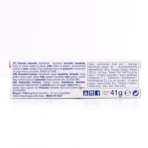 MAJANI FIAT Cremini Mix Schichtpralinenmischung 41 Gramm Produktbild