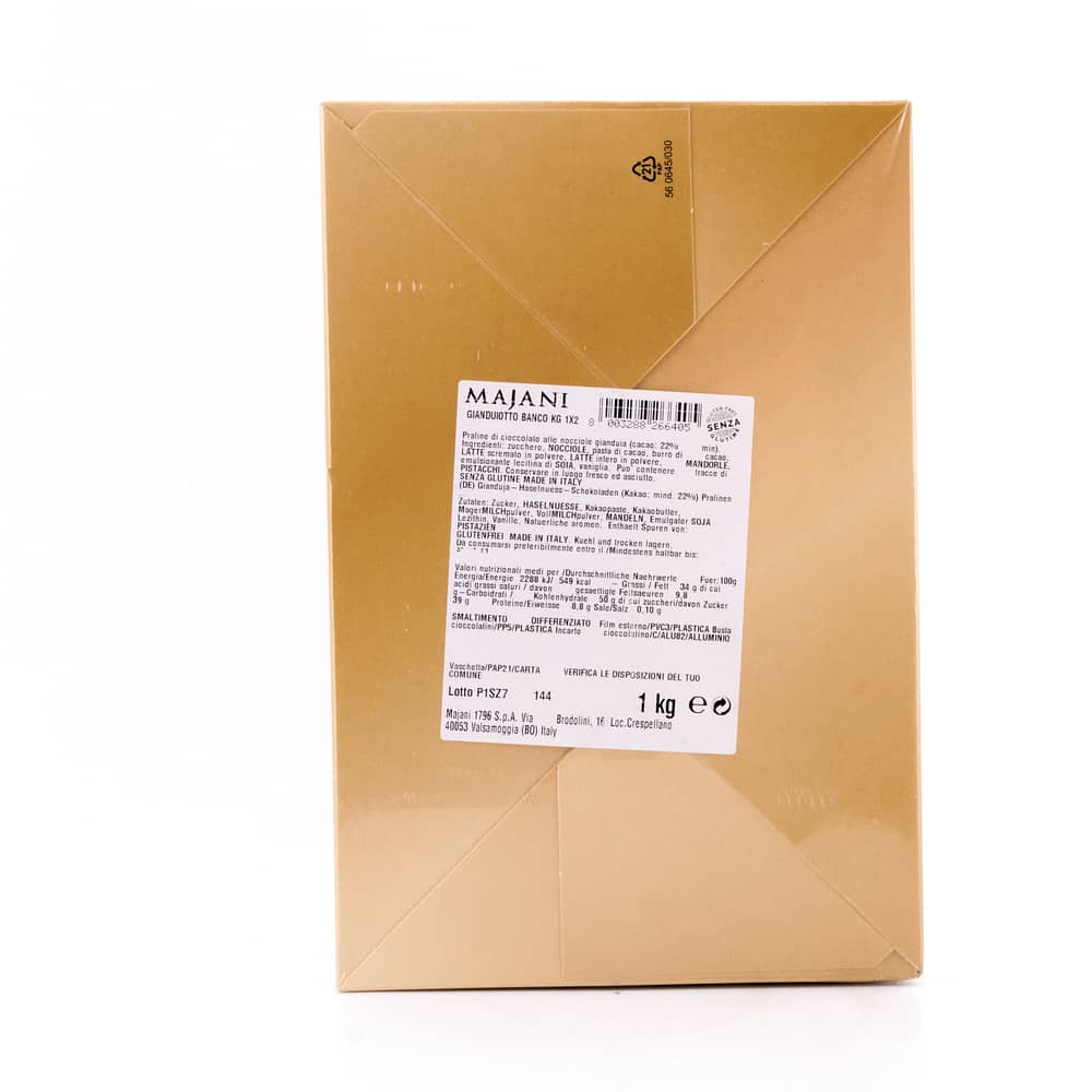 MAJANI Gianduiotto CLASSICO 100 Stück einzeln verpackt 1000 Gramm Produktbild
