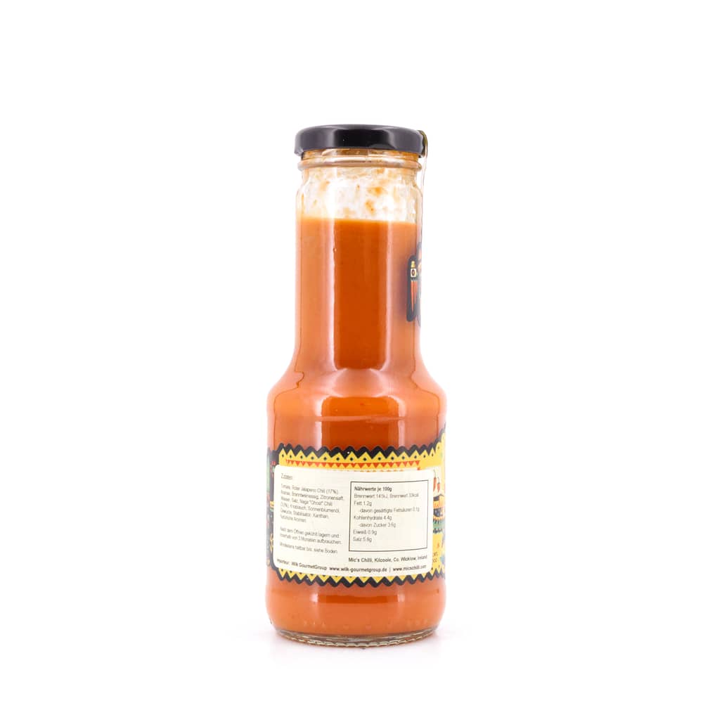 Mic's Chilli Damn Hot Wings Extravagant scharfe Chili-Sauce 275 Gramm Produktbild