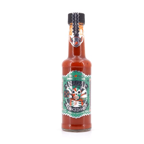 Mic's Chilli Naga Knockdown Damn Hot Sauce extrem scharfe Chili-Sauce 600.000 Scoville 155 Gramm Produktbild