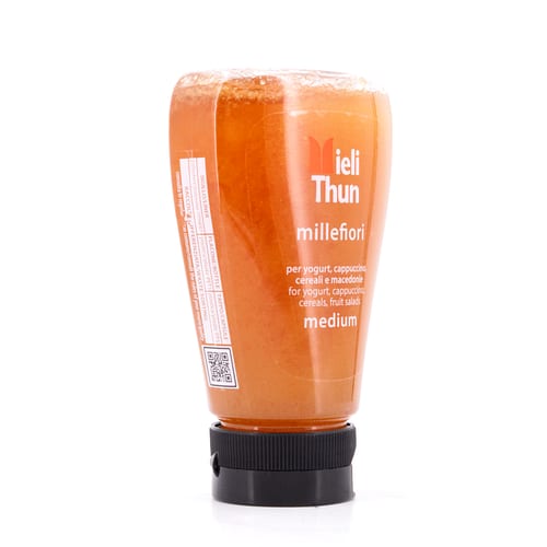 Mieli Thun millefiori medium Wildblütenhonig in Spenderflasche 250 Gramm Produktbild