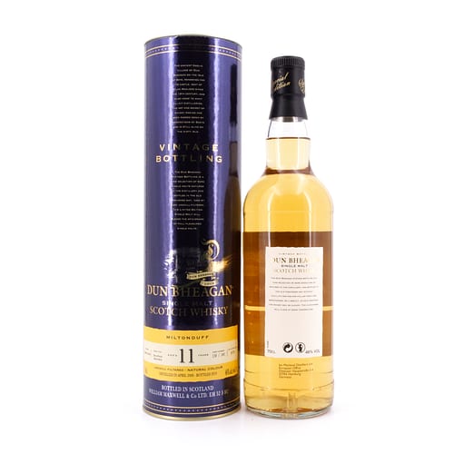 Miltonduff 11 Jahre 2008 / 2019 Bourbon Barrel 0,70 Liter/ 46.0% vol Produktbild