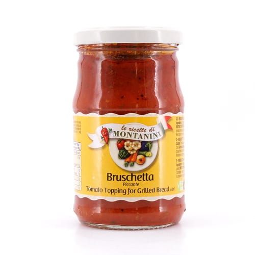 Montanini Bruschetta Piccante Soße mit Tomaten für Bruschetta 280 Gramm Produktbild