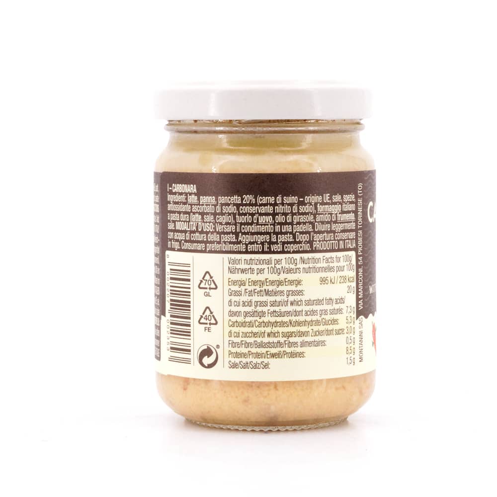 Montanini Carbonara 140 Gramm Produktbild