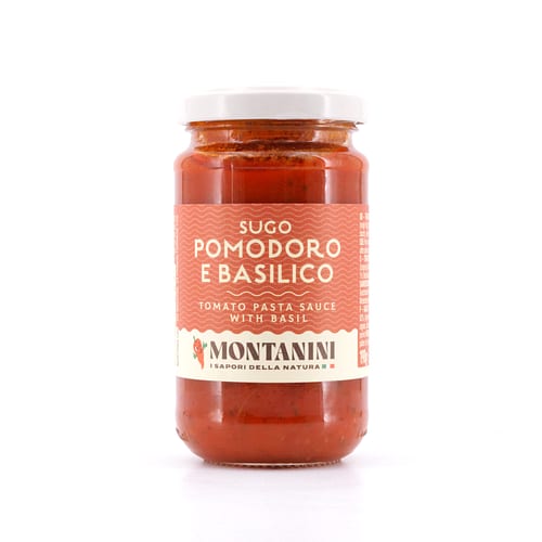 Montanini Tomatensauce mit Basilikum 190 Gramm Produktbild