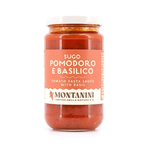 Montanini Tomatensauce mit Basilikum 190 Gramm Produktbild