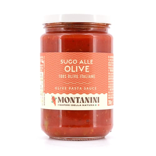 Montanini Tomatensauce mit Oliven 280 Gramm Produktbild