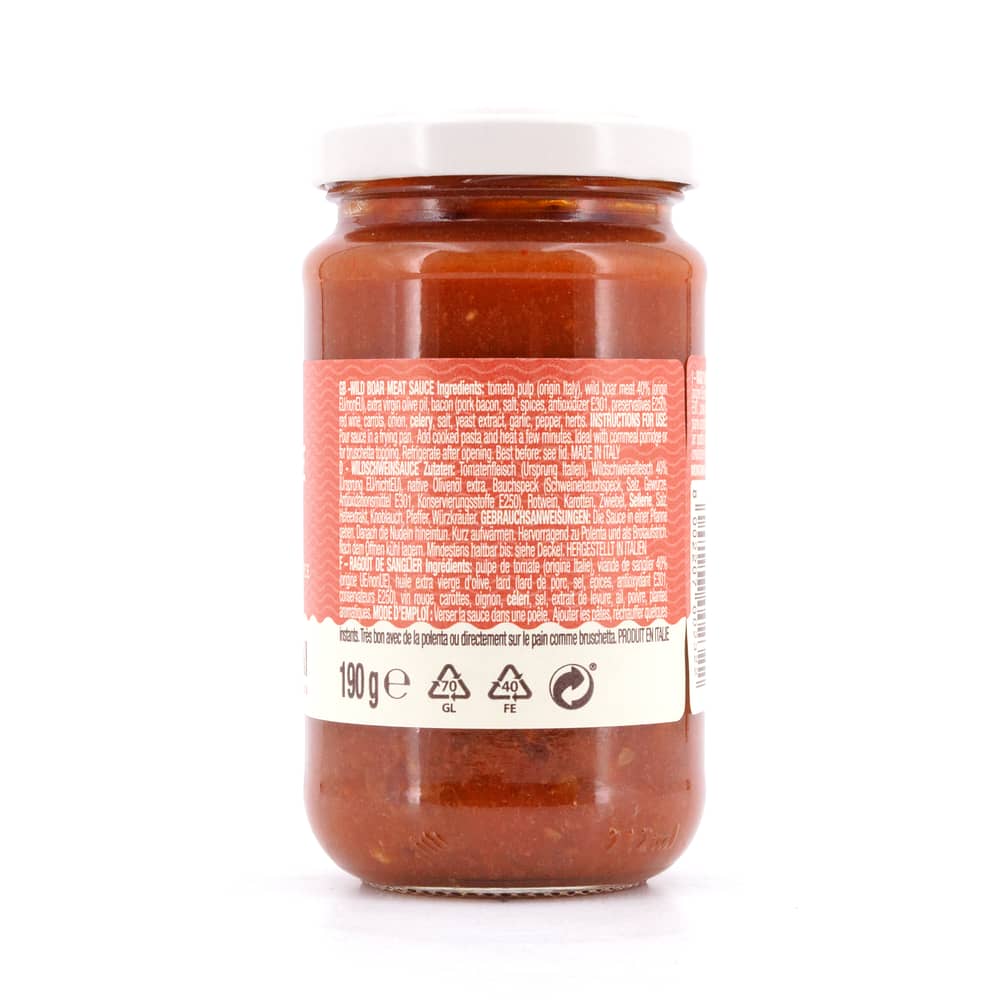Montanini Wildschwein Ragout 190 Gramm Produktbild