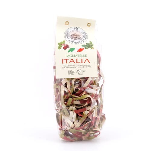 Morelli Tagliatelle Italia Nudeln mit Rote Beete und Spinat 250 Gramm Produktbild