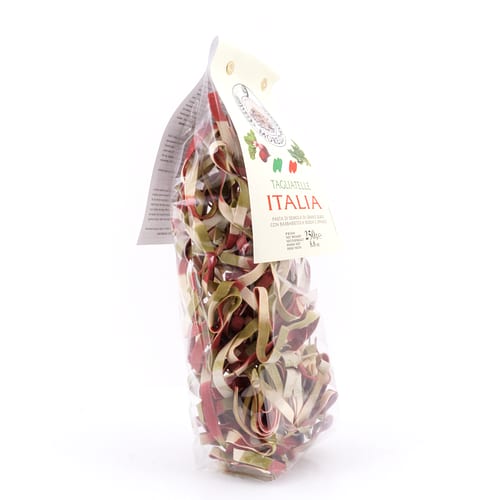 Morelli Tagliatelle Italia Nudeln mit Rote Beete und Spinat 250 Gramm Produktbild