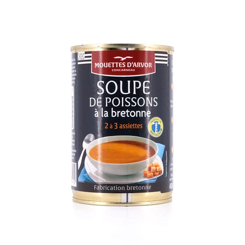 Mouettes d'Arvor Bretonische Fischsuppe 404 Gramm Produktbild