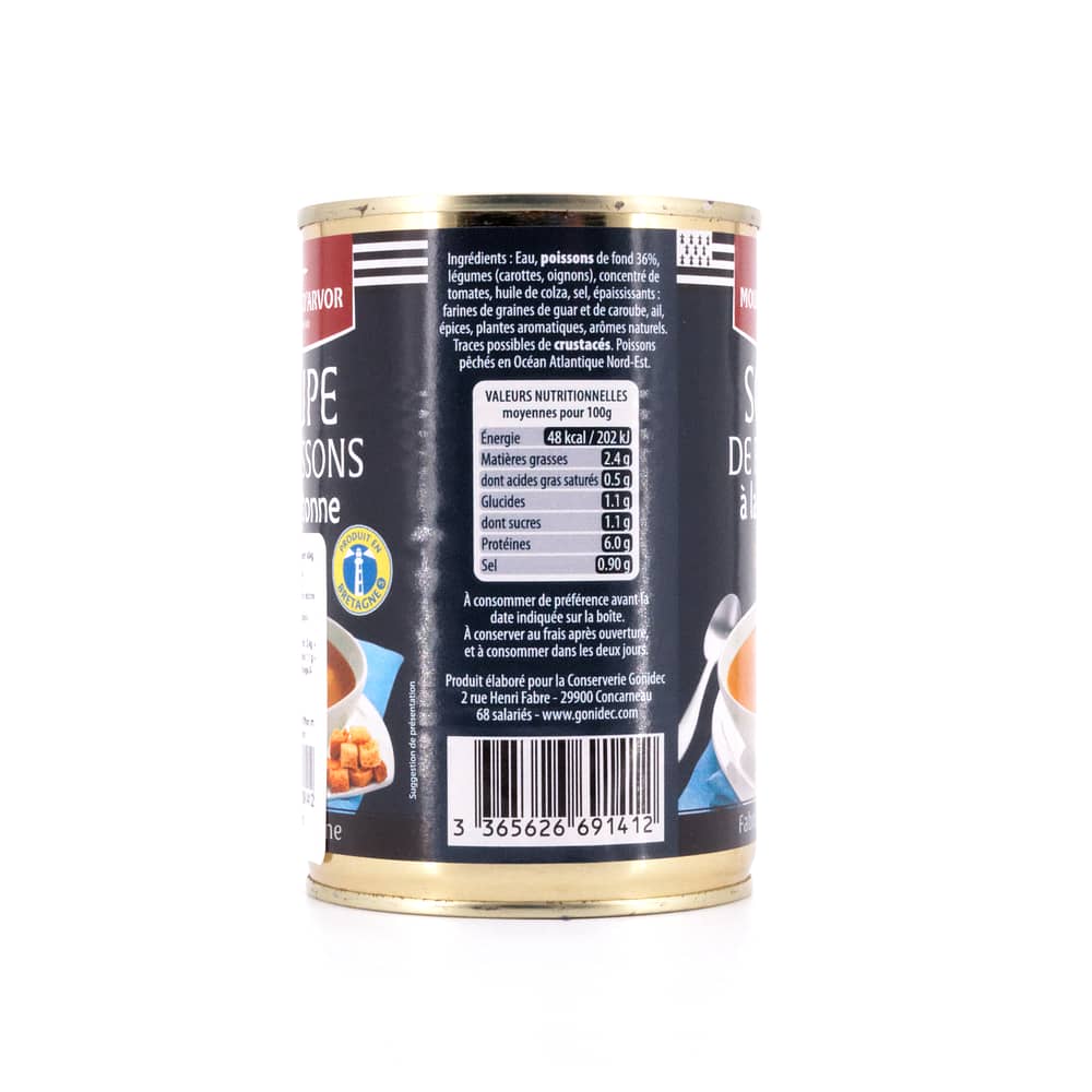 Mouettes d'Arvor Bretonische Fischsuppe 404 Gramm Produktbild