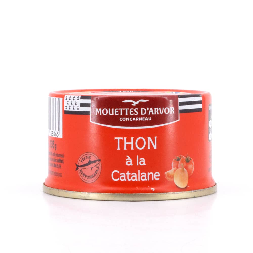 Mouettes d'Arvor Thunfisch nach katalanischer Art in Gemüse - Tomatensauce 135 Gramm Produktbild