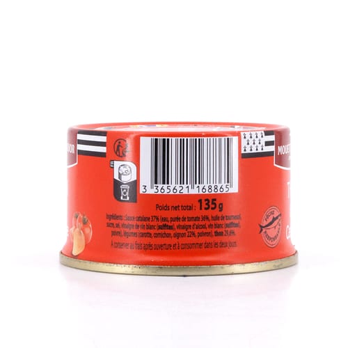 Mouettes d'Arvor Thunfisch nach katalanischer Art in Gemüse - Tomatensauce 135 Gramm Produktbild