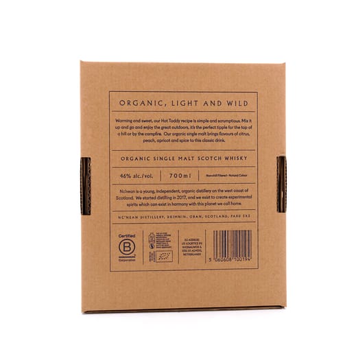Nc'Nean Organic Single Malt Whisky - Hot Toddy Set 0,70 Liter/ 46.0% vol Produktbild