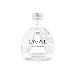 Oval 56 Structured Vodka Miniatur Produktbild