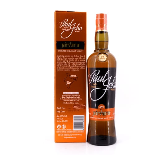 Paul John Nirvana Unpeated 0,70 Liter/ 40.0% vol Produktbild