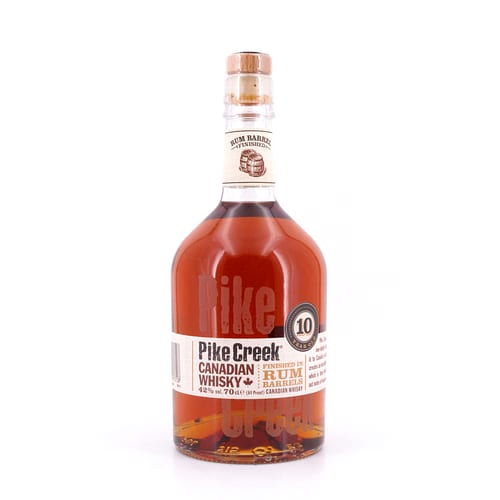 Pike Creek 10 Jahre finished in Rum Barrels 0,70 Liter/ 42.0% vol Produktbild