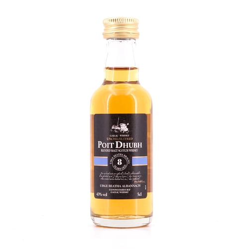 Poit Dhubh 8 Jahre Miniatur Gaelic Whisky 0,050 Liter/ 43.0% vol Produktbild