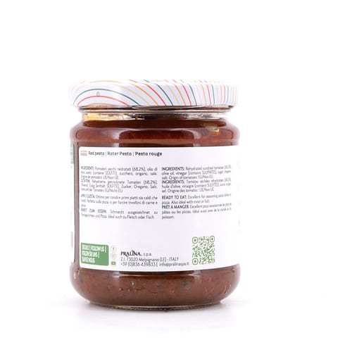 Pralina Pesto rosso Roter Pesto 180 Gramm Produktbild