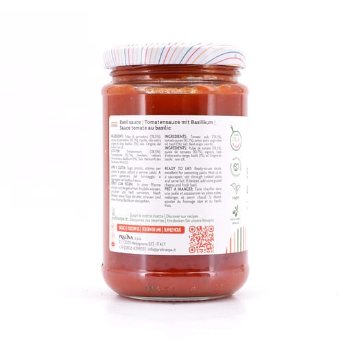 Pralina Sugo al Basilico Tomatensauce mit Basilikum 280 Gramm Produktbild