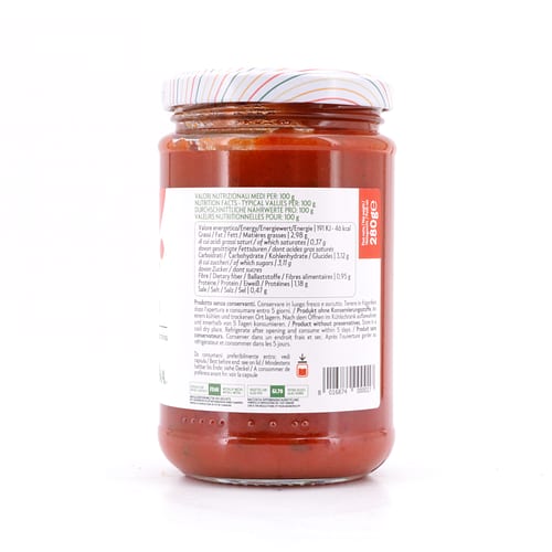 Pralina Sugo al Basilico Tomatensauce mit Basilikum 280 Gramm Produktbild