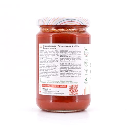 Pralina Sugo All`Arrabbiata Tomatensauce Al Arabbiata 280 Gramm Produktbild