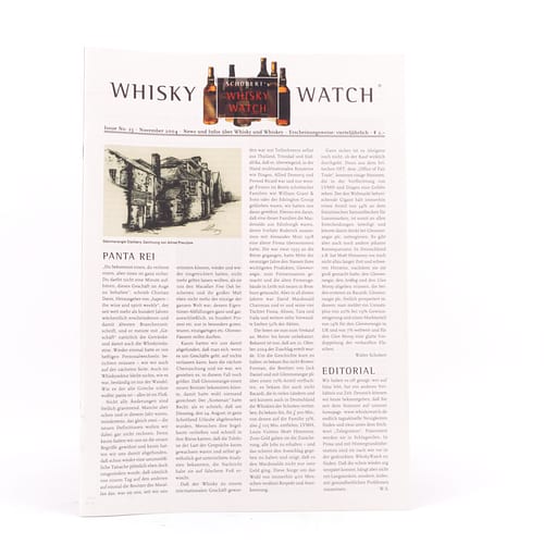 Prof. Walter Schobert Whisky Watch Nr. 25 1 Stück Produktbild