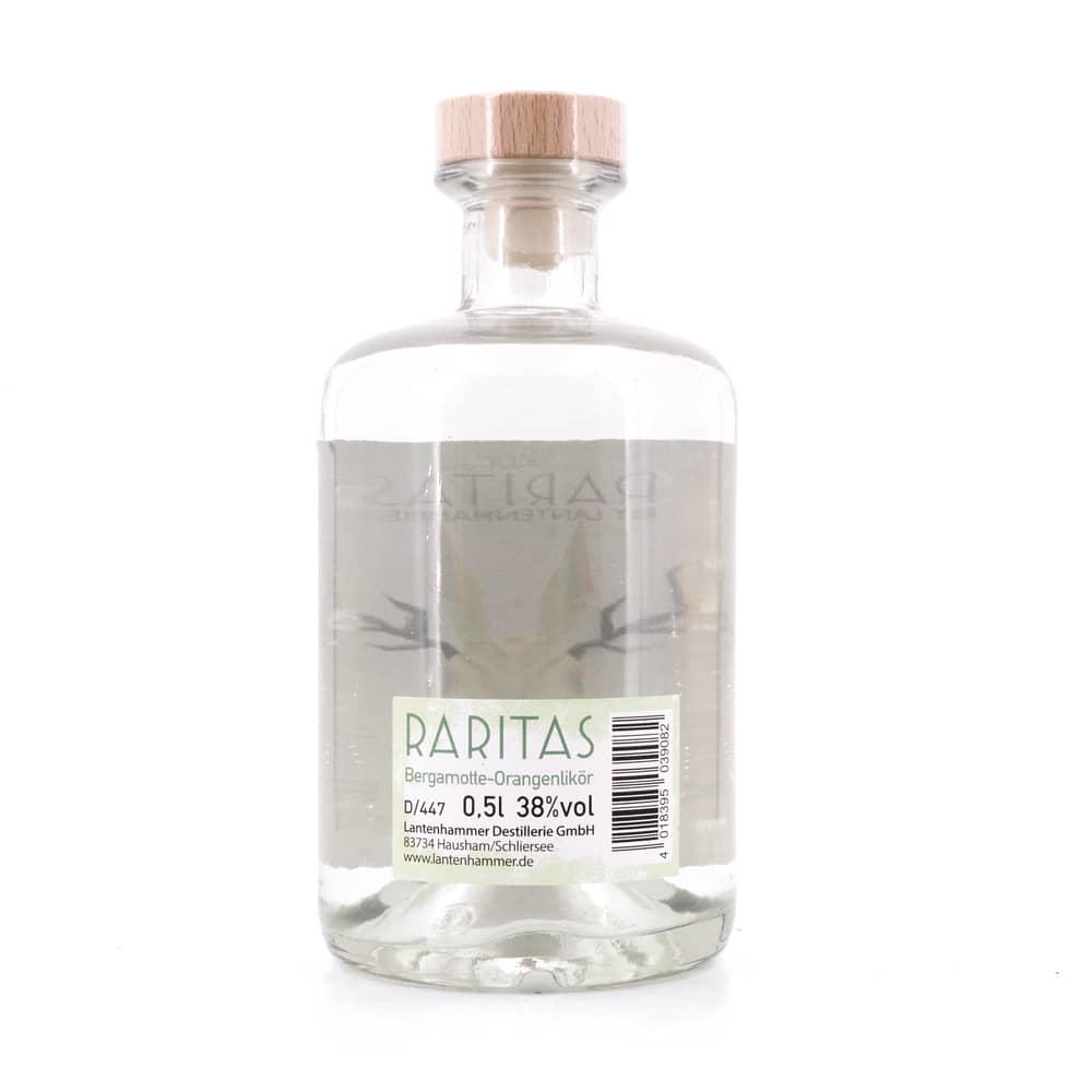 Raritas Bergamotte-Orange Likör 0,50 Liter/ 38.0% vol Produktbild