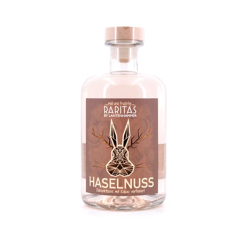 Raritas Haselnuss Edelspirituose mit Kakao verfeinert 0,50 Liter/ 32.0% vol Produktbild