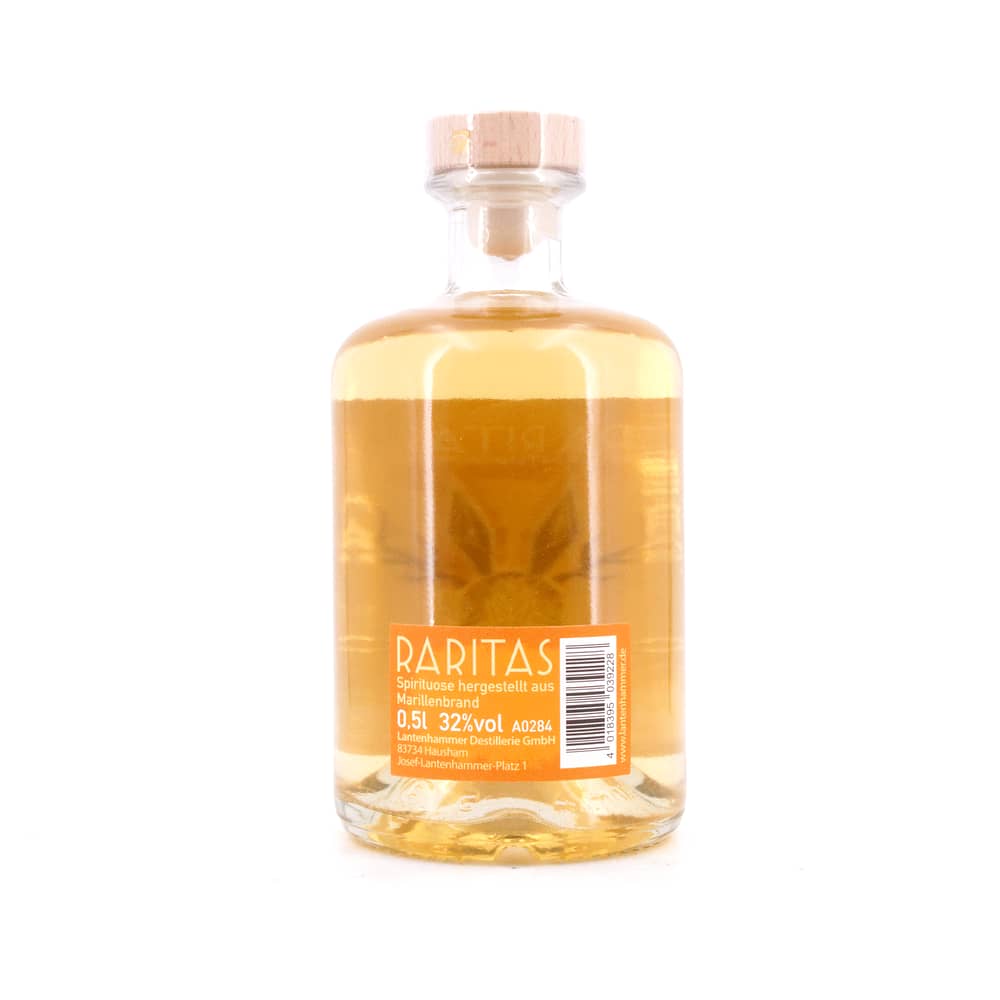 Raritas Marille Edelspirituose mit Fruchtauszug verfeinert 0,50 Liter/ 32.0% vol Produktbild