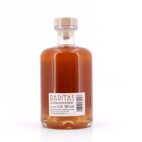 Raritas Zirbenholzlikör gebrannt mit Zirbenholz aus dem Ötztal 0,50 Liter/ 38.0% vol Produktbild