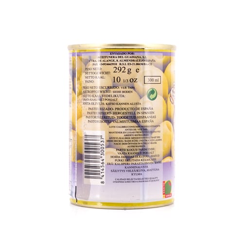 Rio Ana Aceitunas Rellenas de Atùn Grüne Oliven gefüllt mit Thunfischpaste 292g 120 Gramm Abtropfgewicht Produktbild