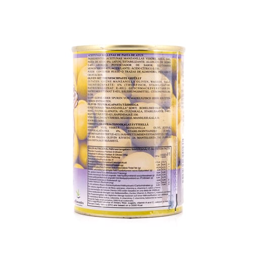 Rio Ana Aceitunas Rellenas de Atùn Grüne Oliven gefüllt mit Thunfischpaste 292g 120 Gramm Abtropfgewicht Produktbild