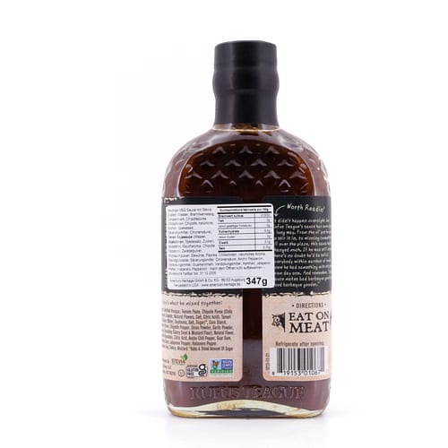 Rufus Teague Smoke 'N Chipotle BBQ-Sauce Sugar Free 347 Gramm Produktbild