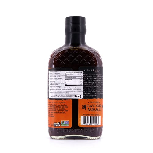 Rufus Teague Touch O' Heat BBQ-Sauce Mittelscharf 432 Gramm Produktbild