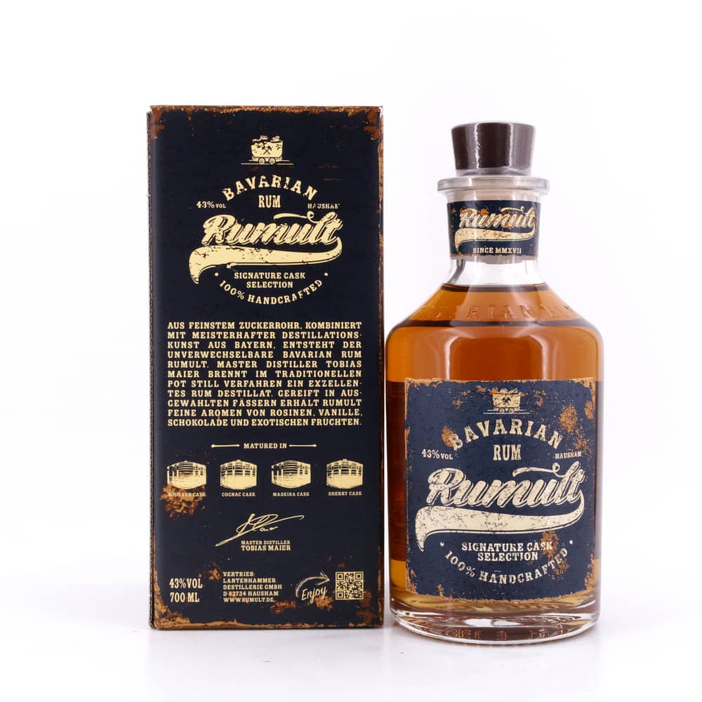 RUMULT Bavarian Rum Signature Cask Selection 0,70 Liter/ 43.0% vol Produktbild
