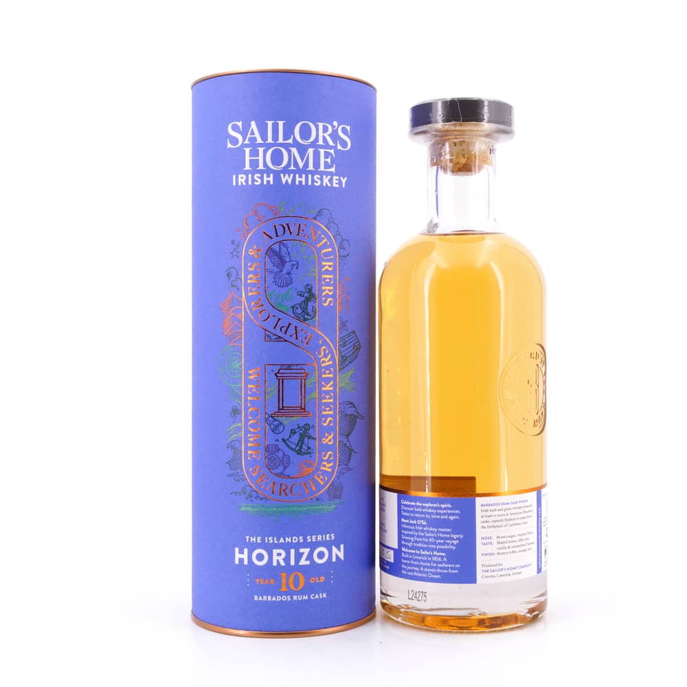 Sailor's Home The Horizon 10 Jahre Barbados Rum Cask Finish 0,70 Liter/ 43.0% vol Produktbild