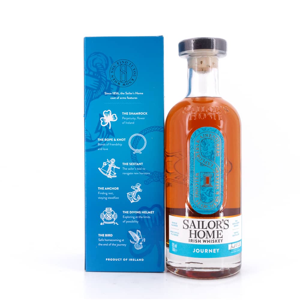 Sailor's Home The Journey Irish Whiskey 0,70 Liter/ 43.0% vol Produktbild