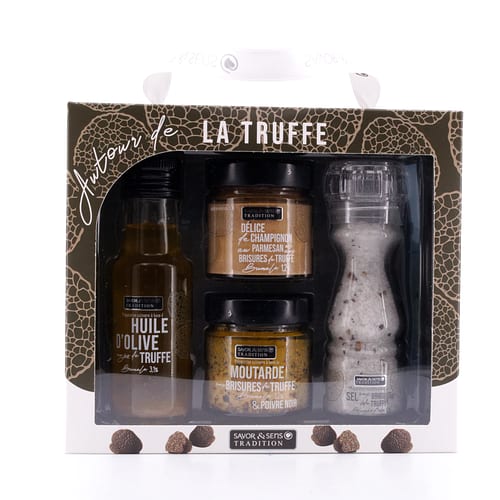 SAVOR CREATIONS Geschenkbox Rund um Trüffel 410 Gramm Produktbild