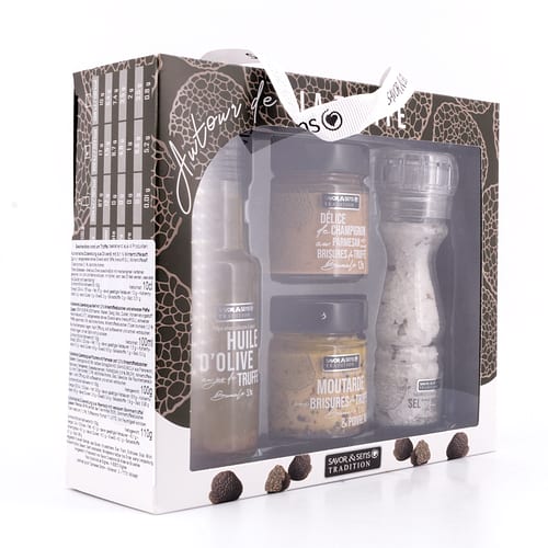 SAVOR CREATIONS Geschenkbox Rund um Trüffel 410 Gramm Produktbild