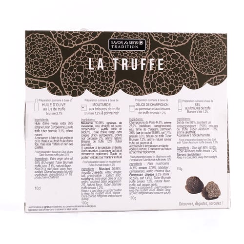 SAVOR CREATIONS Geschenkbox Rund um Trüffel 410 Gramm Produktbild