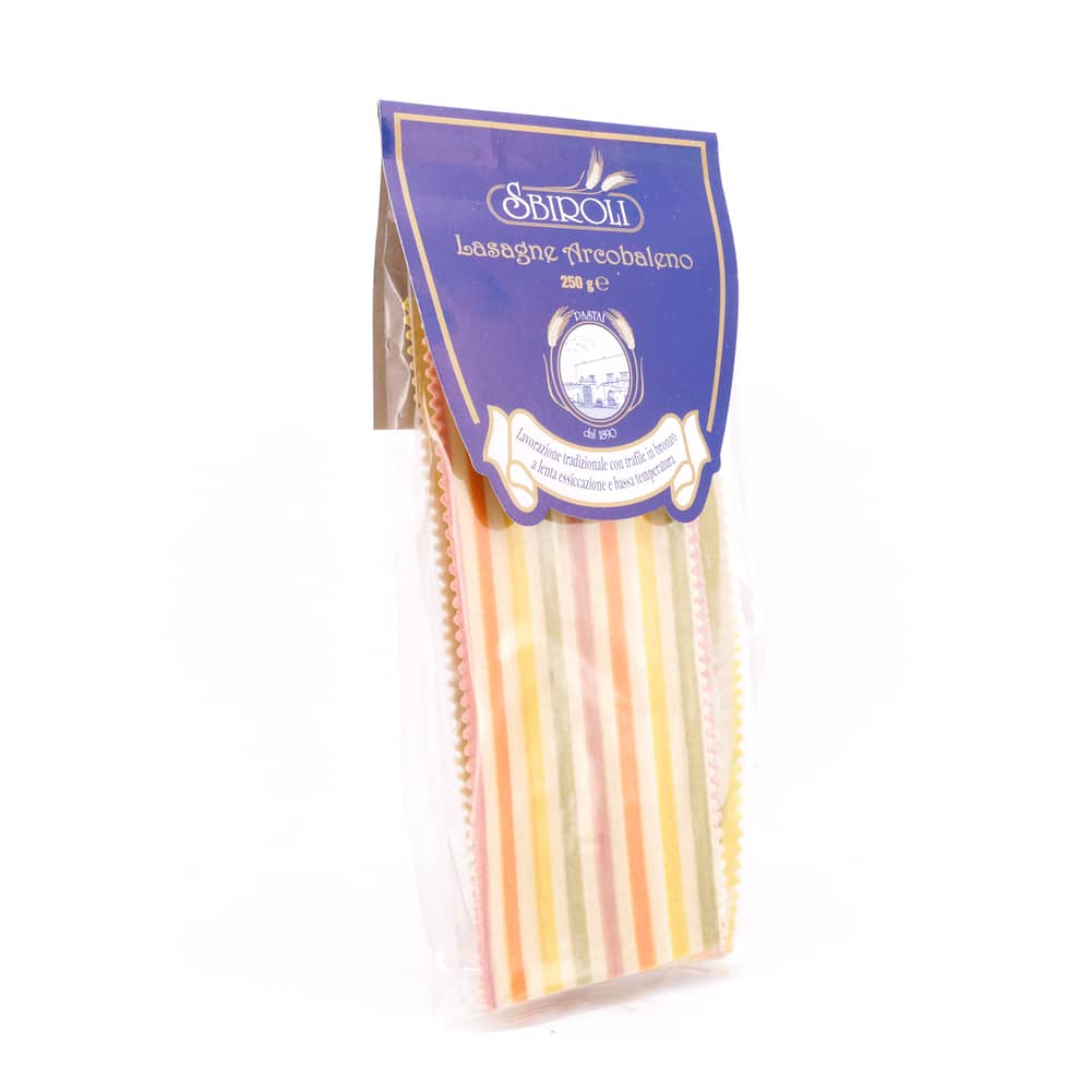 Sbiroli Lasagne arcobaleno 250 Gramm Produktbild